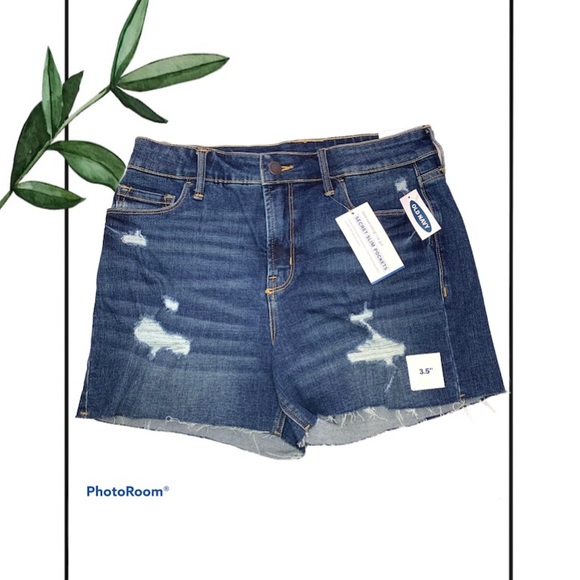 Old Navy Pants - Old Navy High Waisted Secret Slim Pocket Shorts